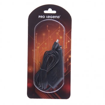 258 р. Устройство зарядное для видеорегистратора PRO LEGEND PRO LEGEND pl3311  с доставкой в г. Пермь. Увеличить фотографию 1