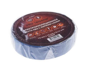 39 р. Изолента ПВХ синяя 15ммх10м PRO LEGEND PRO LEGEND pl3904  с доставкой в г. Пермь. Увеличить фотографию 1