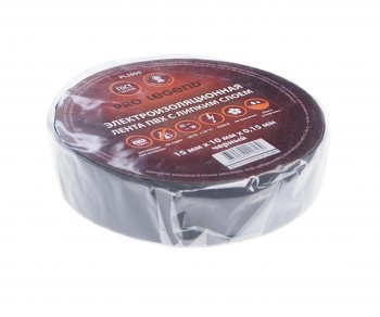 39 р. Изолента ПВХ черная 15ммх10м PRO LEGEND PRO LEGEND pl3905  с доставкой в г. Пермь. Увеличить фотографию 1