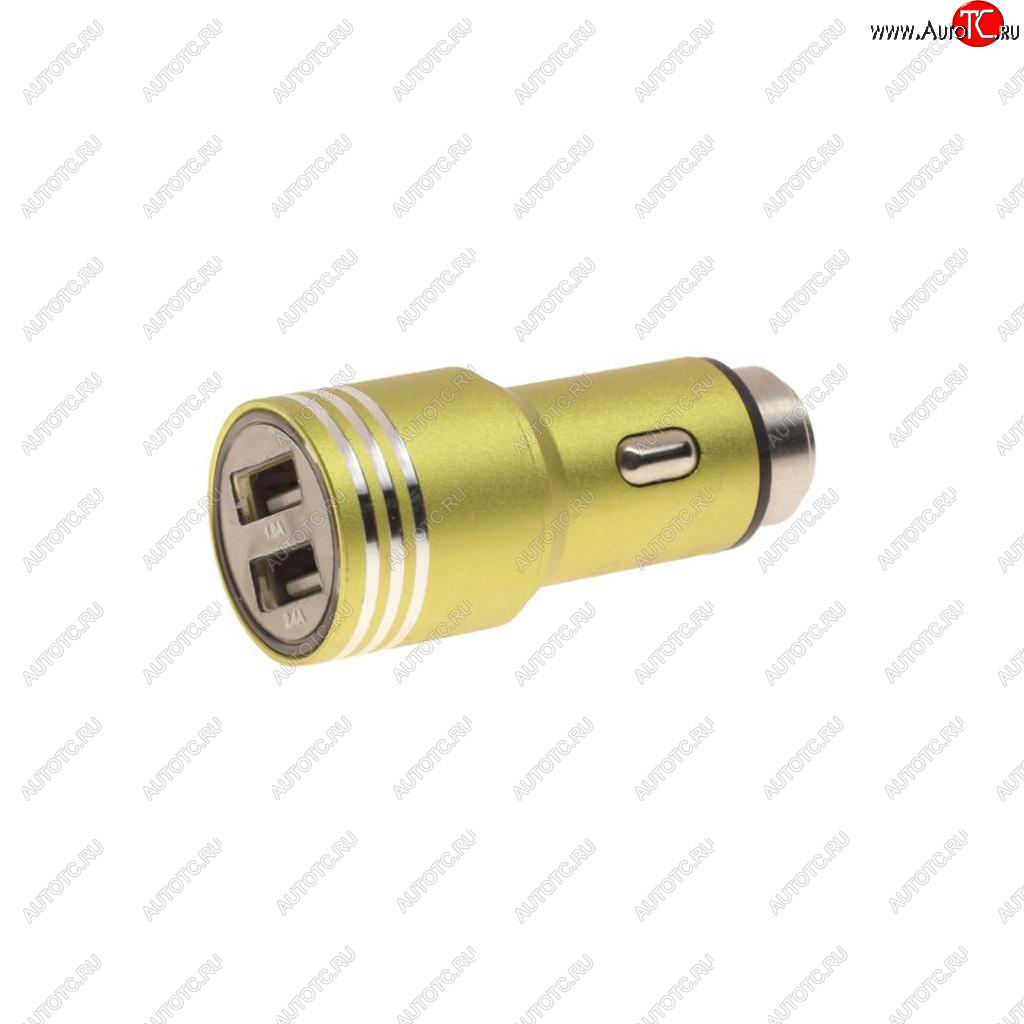379 р. Устройство зарядное в прикуриватель 2USB 12-24V 2A металлический корпус PRO LEGEND PRO LEGEND pl9305 PRO LEGEND pl9305  с доставкой в г. Пермь