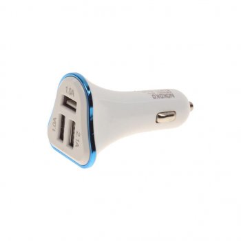 399 р. Устройство зарядное в прикуриватель 3USB 12-24V 2A PRO LEGEND PRO LEGEND pl9307  с доставкой в г. Пермь. Увеличить фотографию 1