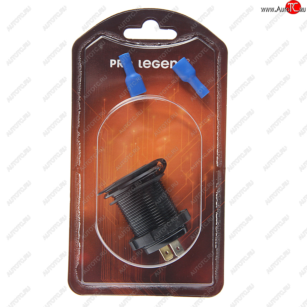 1 149 р. Розетка автомобильная встраиваемая 12V-24V 3USB QC3.0 PRO LEGEND PRO LEGEND pl9374  с доставкой в г. Пермь