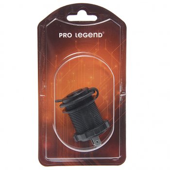 439 р. Гнездо прикуривателя 12V-24V зеленая подсветка PRO LEGEND PRO LEGEND pl9377  с доставкой в г. Пермь. Увеличить фотографию 1