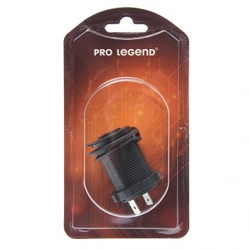 389 р. Гнездо прикуривателя 12V-24V красная подсветка PRO LEGEND PRO LEGEND pl9378  с доставкой в г. Пермь. Увеличить фотографию 1