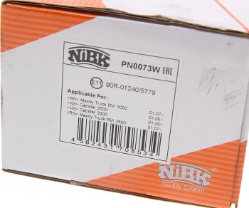 4 899 р. Колодки тормозные NISSAN Cabstar (06-) задние с датчиком (4шт.) NIBK NIBK pn0073w NIBK pn0073w  с доставкой в г. Пермь. Увеличить фотографию 3