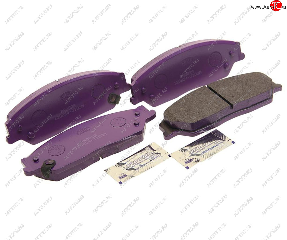 1 039 р. Колодки тормозные передние (4шт.) NIBK Toyota Camry XV50 дорестайлинг (2011-2014)  с доставкой в г. Пермь