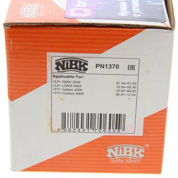 3 699 р. Колодки тормозные LEXUS LS400 (94-) передние (4шт.) NIBK NIBK pn1370  с доставкой в г. Пермь. Увеличить фотографию 4
