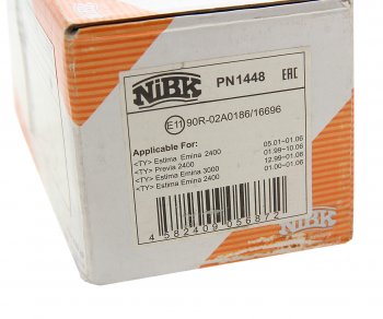 2 699 р. Колодки тормозные TOYOTA Camry (V20) LEXUS передние (4шт.) NIBK NIBK pn1448 NIBK pn1448  с доставкой в г. Пермь. Увеличить фотографию 4