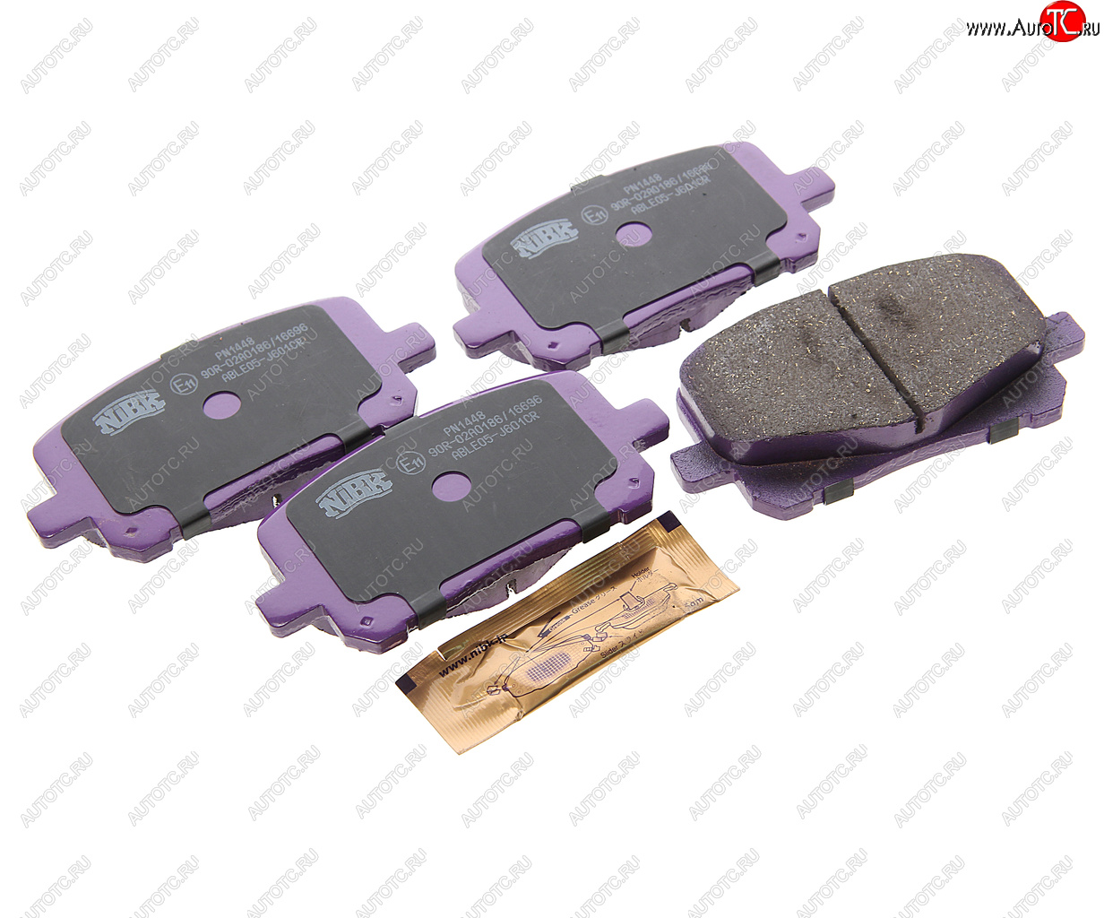 2 699 р. Колодки тормозные TOYOTA Camry (V20) LEXUS передние (4шт.) NIBK NIBK pn1448 NIBK pn1448  с доставкой в г. Пермь