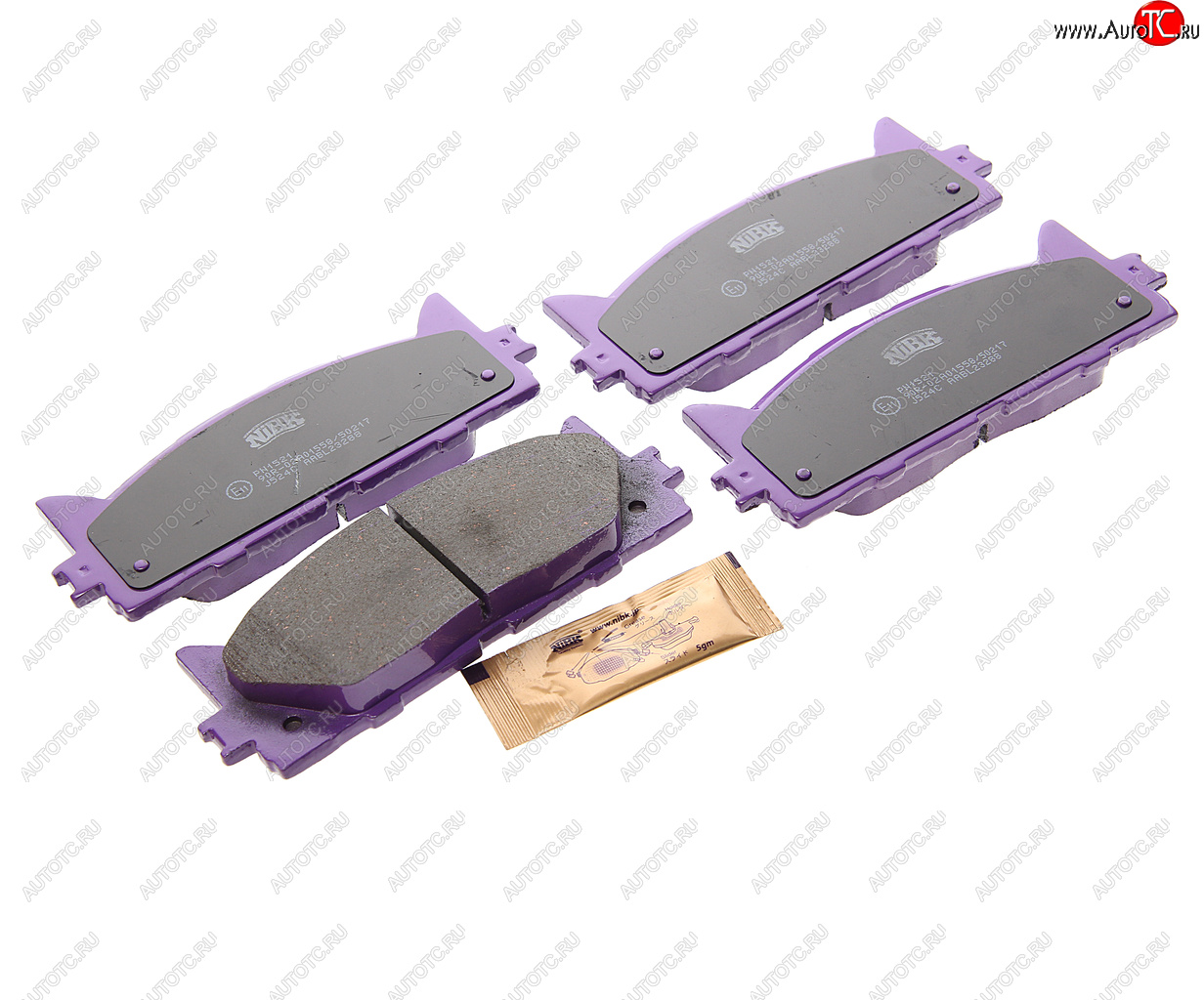 3 099 р. Колодки тормозные передние (4шт.) NIBK Toyota Camry XV40 дорестайлинг (2006-2008)  с доставкой в г. Пермь