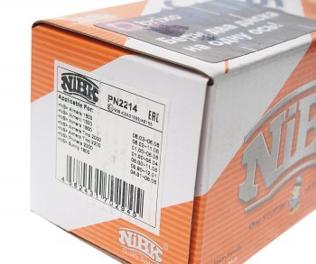 2 469 р. Колодки тормозные задние (4шт.) NIBK Nissan Almera N16 седан дорестайлинг (2000-2003)  с доставкой в г. Пермь. Увеличить фотографию 3