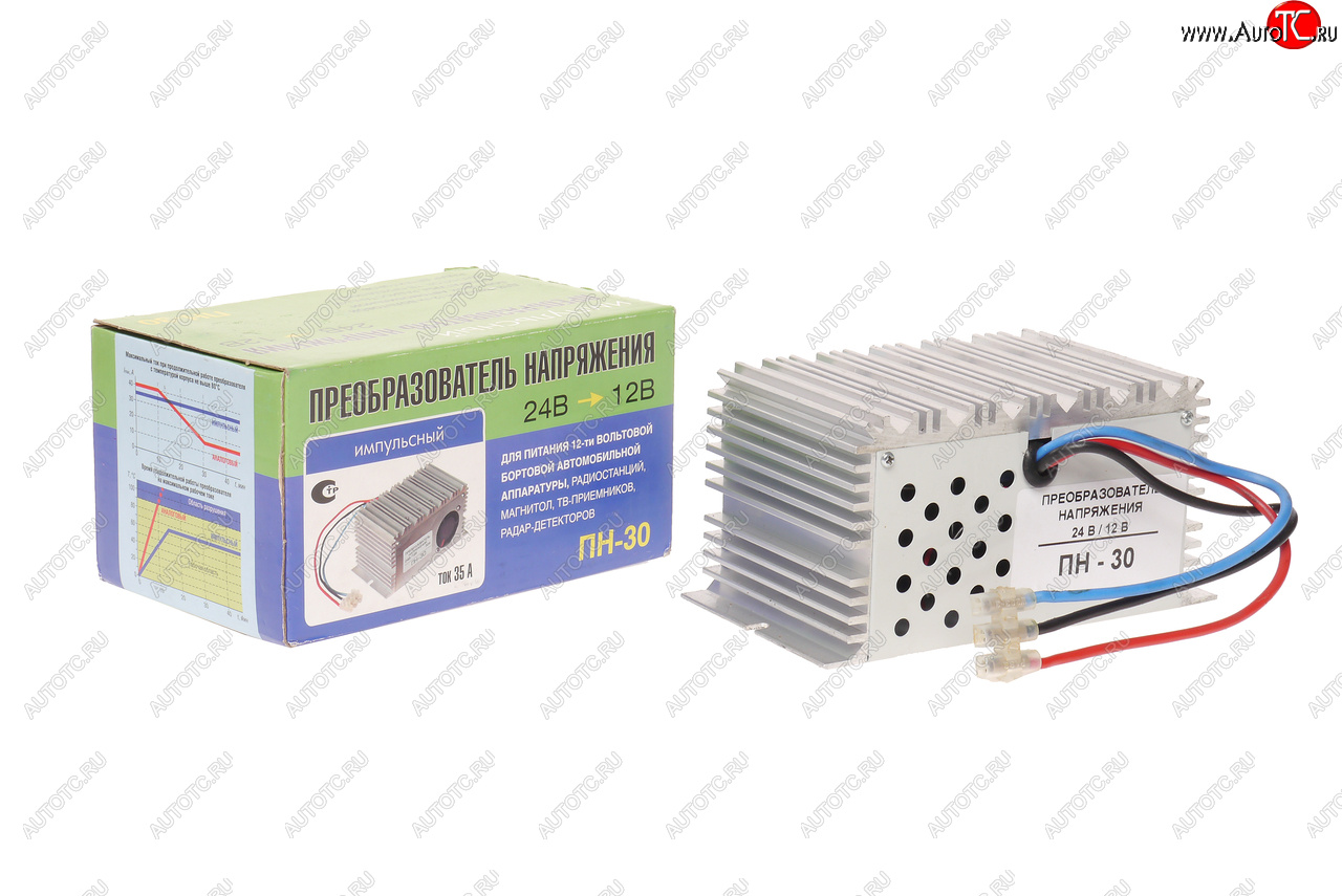 4 389 р. Преобразователь напряжения (инвертор) 24-12V 35А ВЫМПЕЛ ОРИОН пн-30  с доставкой в г. Пермь