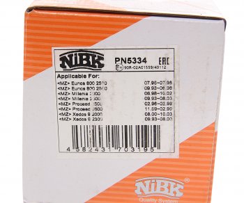 2 899 р. Колодки тормозные MAZDA Xedos 9 (00-) передние (4шт.) NIBK NIBK pn5334 NIBK pn5334  с доставкой в г. Пермь. Увеличить фотографию 4