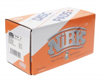 3 289 р. Колодки тормозные передние (4шт.) NIBK Subaru Legacy BD/B11 седан дорестайлинг (1993-1996)  с доставкой в г. Пермь. Увеличить фотографию 2