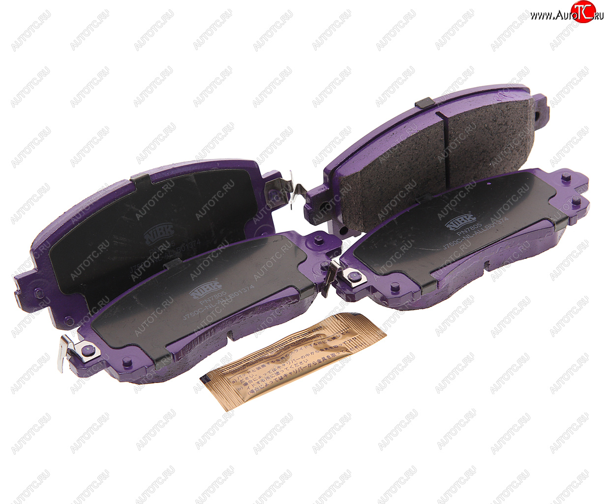 6 699 р. Колодки тормозные передние (4шт.) NIBK Subaru Forester SK/S14 рестайлинг (2021-2022)  с доставкой в г. Пермь
