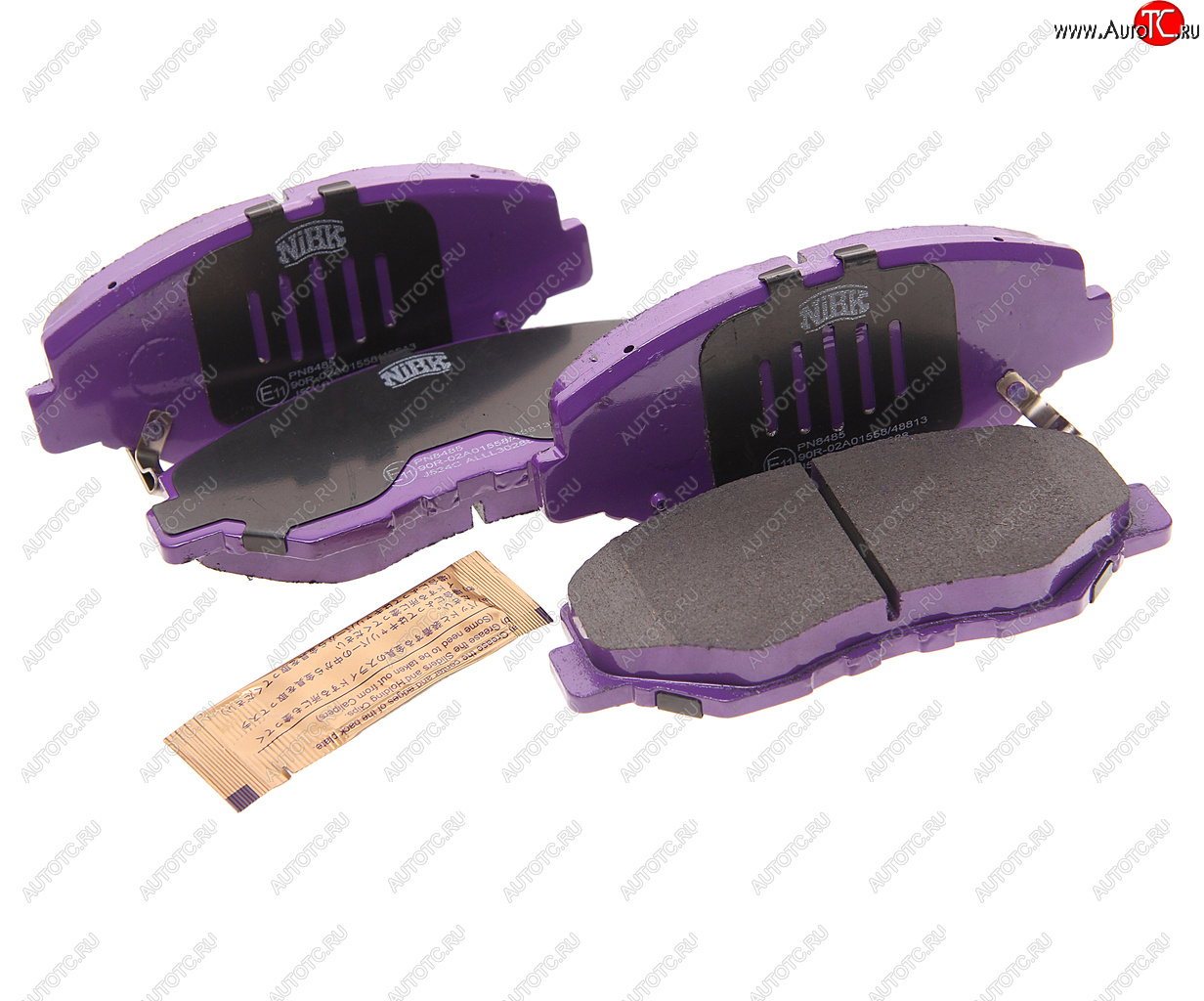 2 779 р. Колодки тормозные HONDA Accord (03-),CRV (02-) передние (4шт.) NIBK NIBK pn8485  с доставкой в г. Пермь