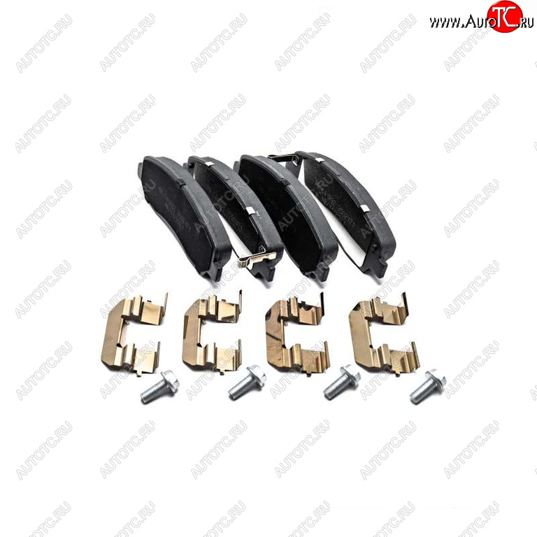 1 199 р. Колодки тормозные ГАЗель Next-C41R92 задние дисковые (4шт.) PRAVT PRAVT pr.c41r92.3502171  с доставкой в г. Пермь
