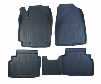 3 299 р. Коврик салона KIA Cerato 4 (18-) 3D резина черный (4 предм.) Premium SRTK SRTK pr.ki.cer.18g.02x87  с доставкой в г. Пермь. Увеличить фотографию 1