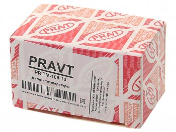 349 р. Датчик включения вентилятора ВАЗ-2108-2110 99-94град. PRAVT PRAVT pr.тм-108-10  с доставкой в г. Пермь. Увеличить фотографию 3