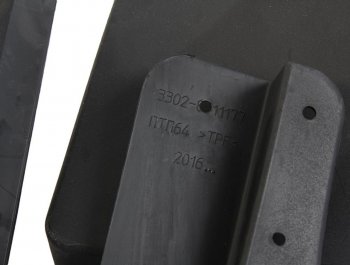 829 р. Брызговик ГАЗель Next колеса переднего НО термоэластопласт комплект 2шт. ПТП ПТП ptp001046  с доставкой в г. Пермь. Увеличить фотографию 3