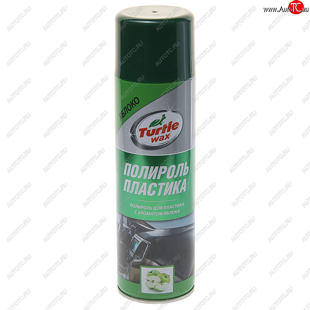 299 р. Полироль пластика яблоко 500мл TURTLE WAX TURTLE WAX ptw04  с доставкой в г. Пермь