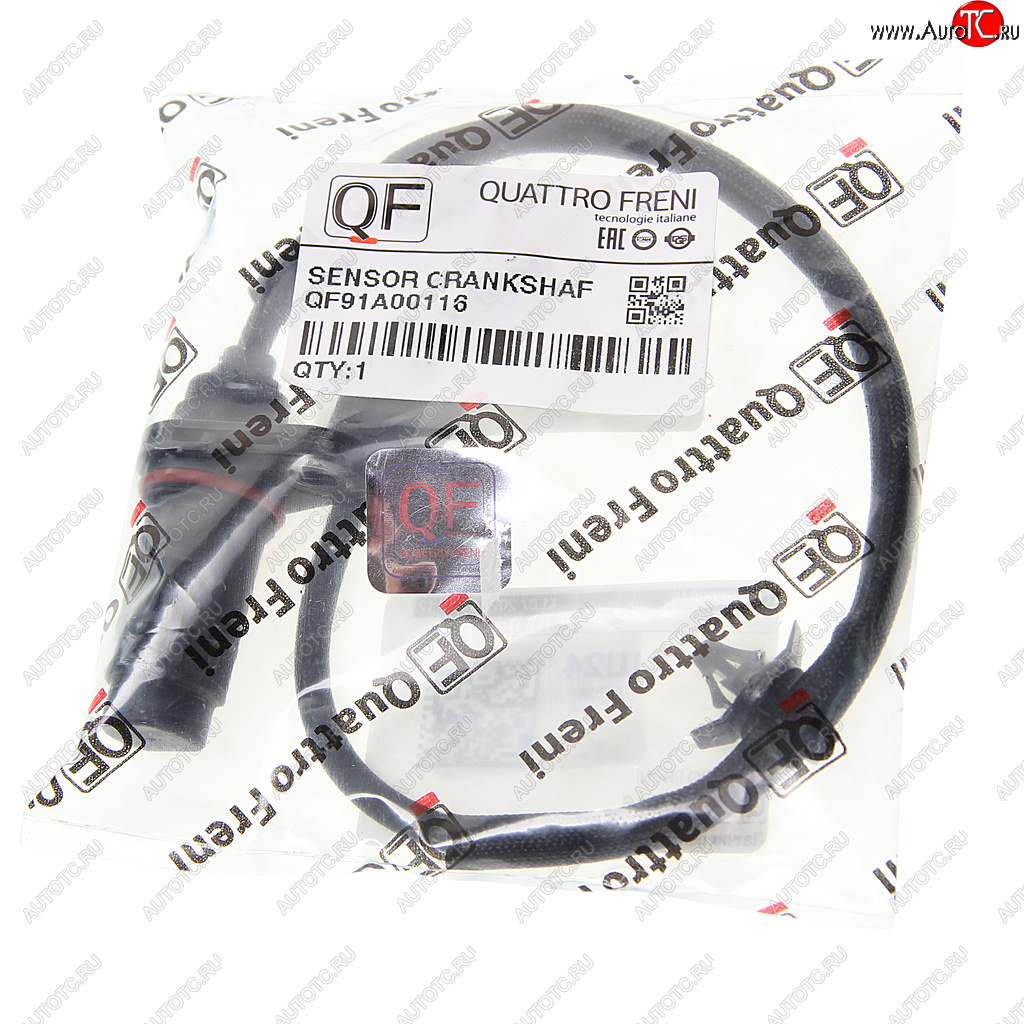1 299 р. Датчик положения коленвала HYUNDAI ix35 (10-) QUATTRO FRENI QUATTRO FRENI qf91a00116  с доставкой в г. Пермь