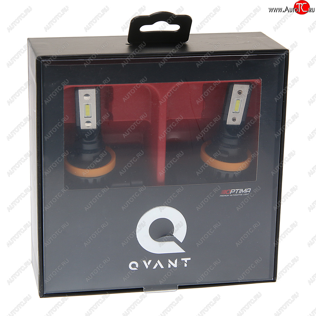 4 199 р. Лампа светодиодная 1224V H11 PGJ19-2 5100K (2шт.) OPTIMA OPTIMA q-h11  с доставкой в г. Пермь