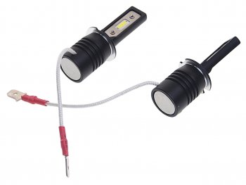 4 199 р. Лампа светодиодная 1224V H3 РK22s 5100K (2шт.) OPTIMA OPTIMA q-h3  с доставкой в г. Пермь. Увеличить фотографию 2