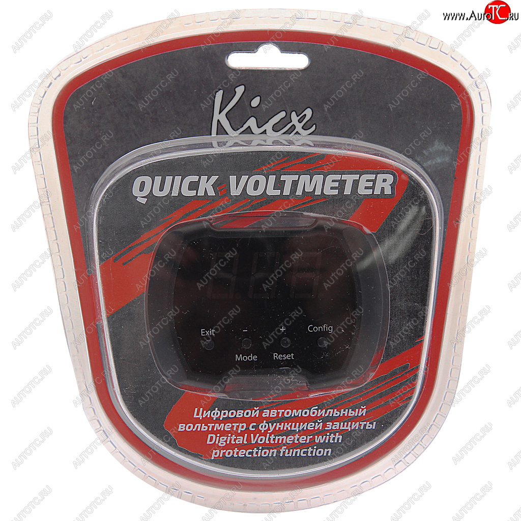 1 899 р. Вольтметр KICX KICX quick voltmeter  с доставкой в г. Пермь