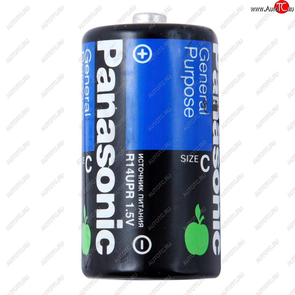 91 р. Батарейка C R14 1.5V блистер 2шт. (цена за 1шт.) Saline PANASONIC PANASONIC r14 sr-2  с доставкой в г. Пермь