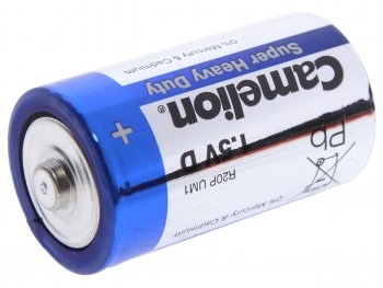 141 р. Батарейка D R20 1.5V блистер 2шт. (цена за 1шт.) Saline CAMELION CAMELION r20p-bp2b  с доставкой в г. Пермь. Увеличить фотографию 2