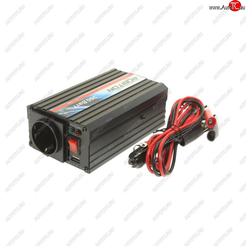 5 499 р. Преобразователь напряжения (инвертор) 12-220V 300Вт ROBITON ROBITON r300  с доставкой в г. Пермь