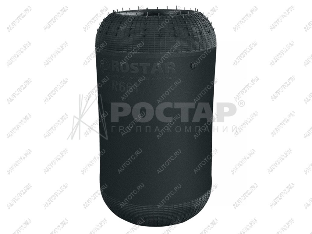 3 799 р. Пневморессора MAN MERCEDES IVECO VOLVO (чулок) (391х240мм,отв. 150.8х150.8мм) ROSTAR ROSTAR r661  с доставкой в г. Пермь