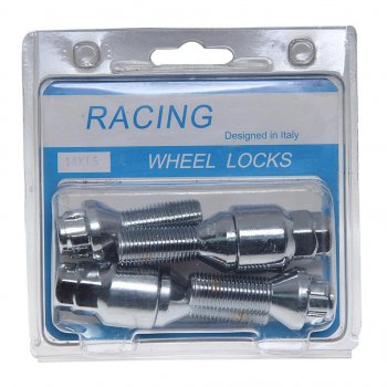 639 р. Болт колеса М14х1.5х28 секретки конус 4шт. 2 ключа 1719мм RACING RACING r-c2  с доставкой в г. Пермь. Увеличить фотографию 1