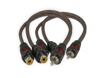 519 р. Кабель RCA 1х2 адаптер AURA AURA rca-0y21  с доставкой в г. Пермь. Увеличить фотографию 1