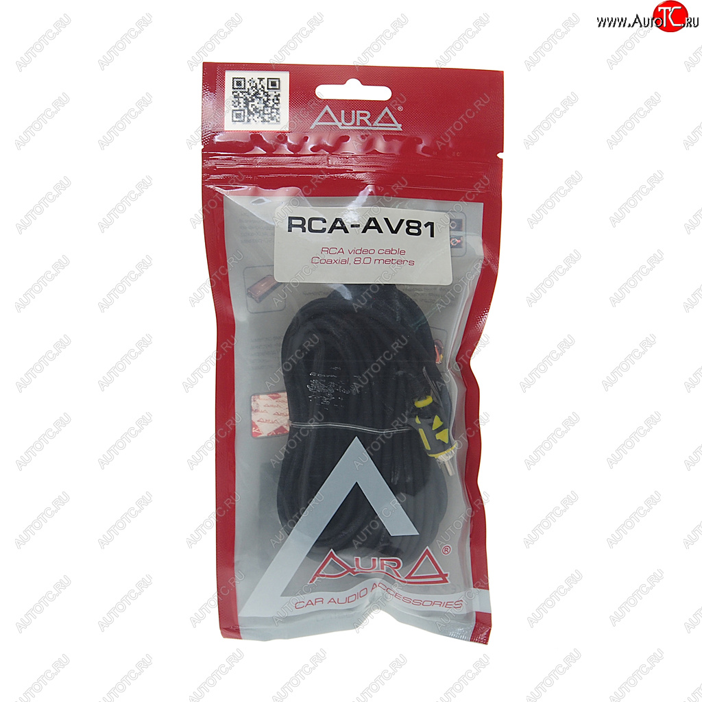 779 р. Кабель RCA 1х1 8м AURA AURA rca-av81  с доставкой в г. Пермь