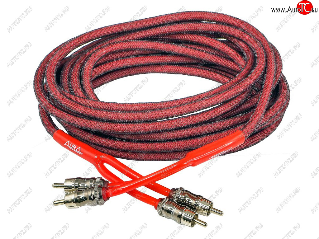 1 999 р. Кабель RCA 2х2 5м AURA AURA rca-c350mkii  с доставкой в г. Пермь