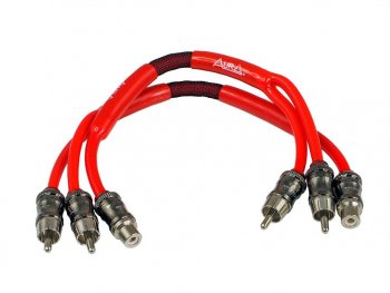 1 579 р. Кабель RCA 1х2 адаптер AURA AURA rca-cy12mkii  с доставкой в г. Пермь. Увеличить фотографию 1