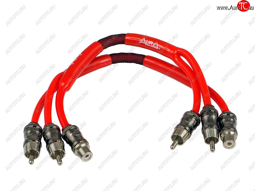 1 579 р. Кабель RCA 1х2 адаптер AURA AURA rca-cy12mkii  с доставкой в г. Пермь