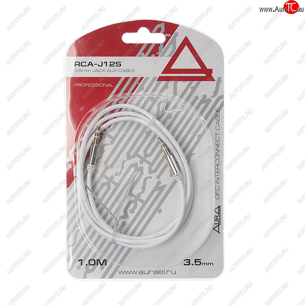 319 р. Кабель jack 3.5 1м AURA AURA rca-j12s  с доставкой в г. Пермь