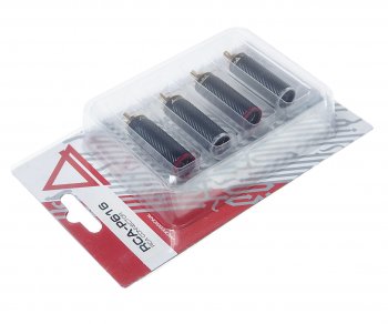 1 069 р. Штекер RCA комплект 4шт. AURA AURA rca-p616  с доставкой в г. Пермь. Увеличить фотографию 2