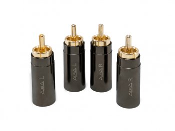 819 р. Штекер RCA комплект 4шт. AURA AURA rca-p618  с доставкой в г. Пермь. Увеличить фотографию 3