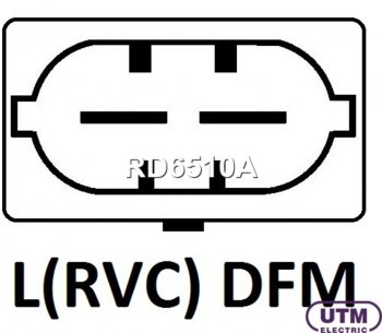 2 499 р. Реле регулятор CHEVROLET Cruze (09-) напряжения генератора UTM UTM rd6510a  с доставкой в г. Пермь. Увеличить фотографию 3