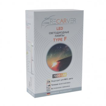 4 799 р. Лампа светодиодная 12V H3 PK22s 7000Lm (2шт.) Type F RECARVER RECARVER rectfled0h3-6canbus  с доставкой в г. Пермь. Увеличить фотографию 4