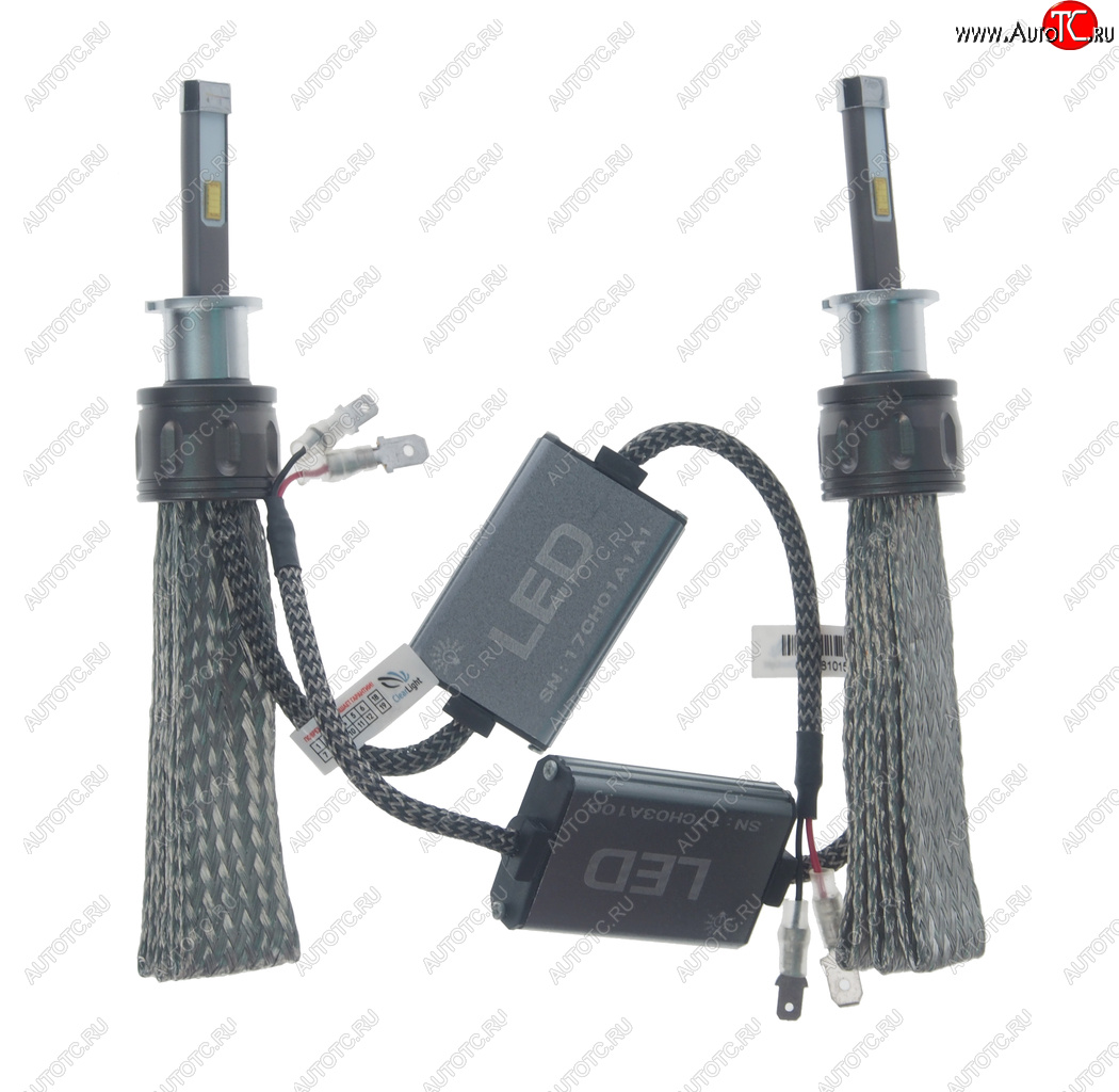 4 799 р. Лампа светодиодная 12V H3 PK22s 7000Lm (2шт.) Type F RECARVER RECARVER rectfled0h3-6canbus  с доставкой в г. Пермь