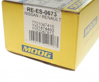 1 199 р. Наконечник рулевой тяги RENAULT Clio,Kangoo,Megane,Scenic правый MOOG MOOG re-es-0673 MOOG re-es-0673  с доставкой в г. Пермь. Увеличить фотографию 4
