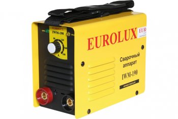 5 199 р. Аппарат сварочный 5.5кВт 10-190А d=2.0-5.0 220В инвертор Eurolux РЕСАНТА РЕСАНТА ресанта iwm-190  с доставкой в г. Пермь. Увеличить фотографию 2