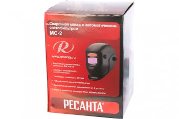 2 599 р. Маска сварщика регулировка затемнения (хамелеон) светофильтр ТСК-4000 92х42 РЕСАНТА РЕСАНТА ресанта мс-2  с доставкой в г. Пермь. Увеличить фотографию 8
