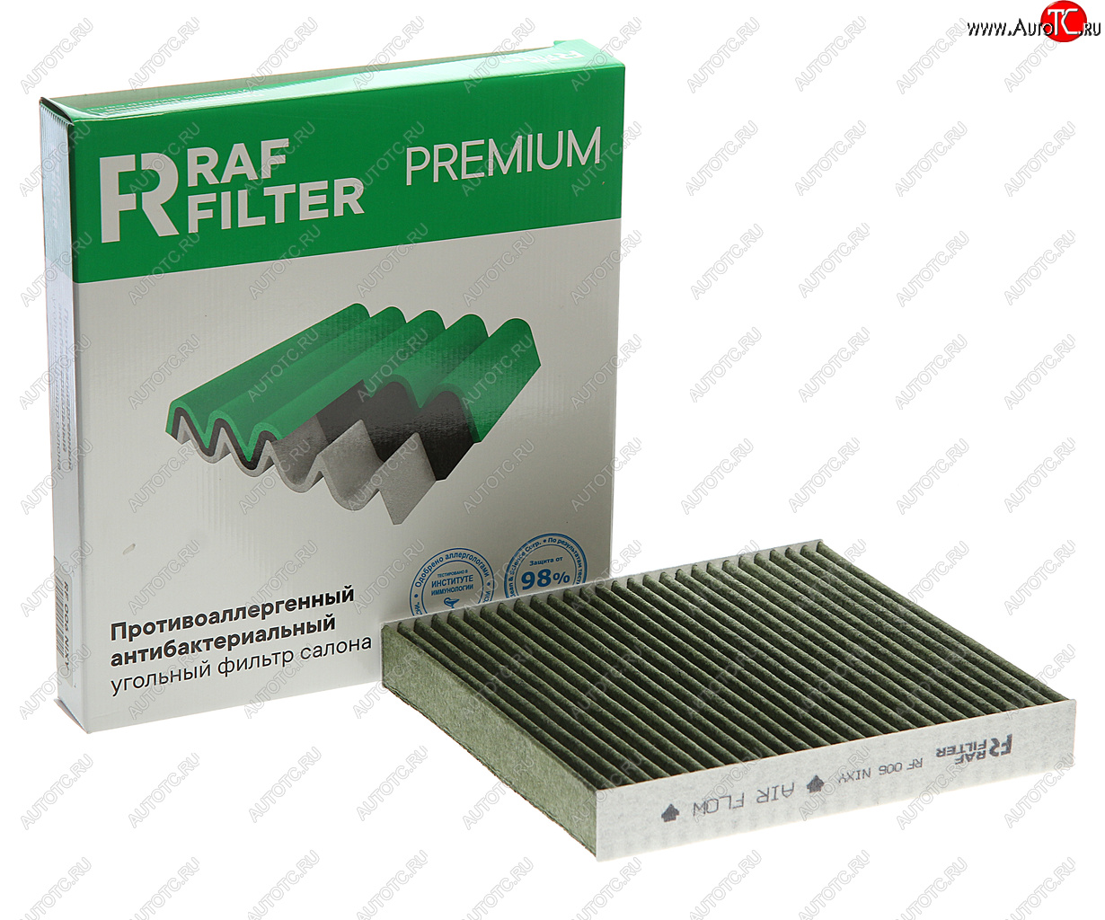 869 р. Фильтр воздушный салона HONDA Civic (94-01) угольный антиаллергенный RAF FILTER RAF FILTER rf006nixy  с доставкой в г. Пермь