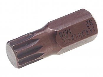 48 р. Бита SPLINE M10х30мм 10мм ROCKFORCE ROCKFORCE rf-1783010pr ROCKFORCE rf-1783010pr  с доставкой в г. Пермь. Увеличить фотографию 1